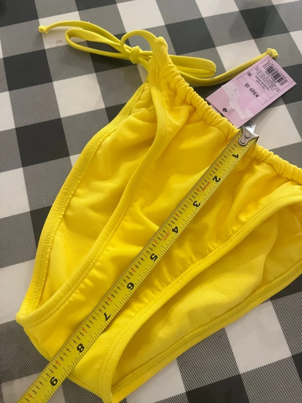 New Wild Fable Bikini Bottoms Yellow String Ties Size XS NWT